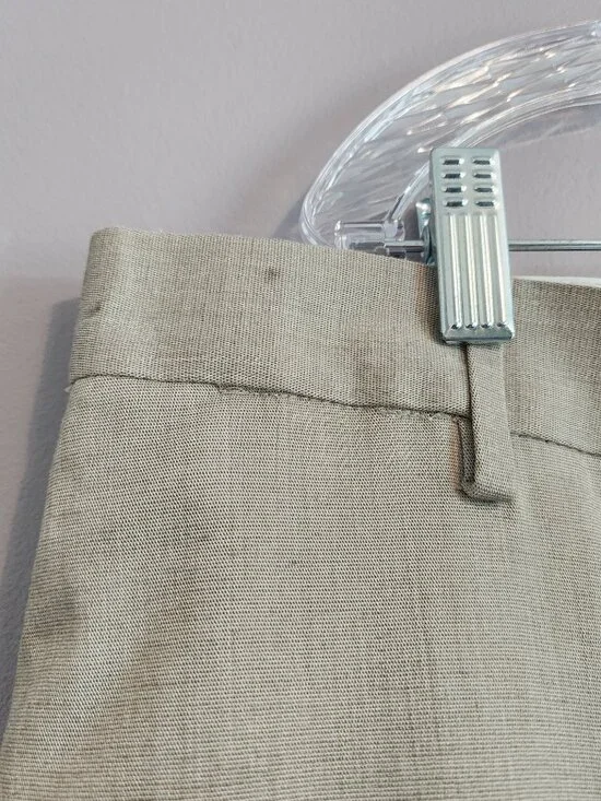 2/$15 Savane Men's Beige Dress Pants - Size 42x30 - Picture 5 of 12